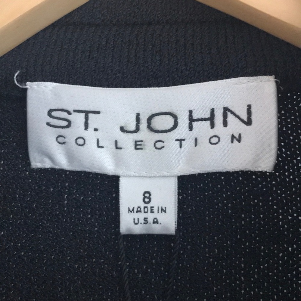 NWT St John Collection Santana knit ruffle jacket - Picture 2 of 8